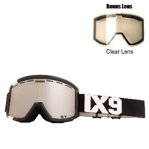 [아이엑스나인 스노우보드 고글]1920 IXNINEIX5 BlackTitan Clear Lens